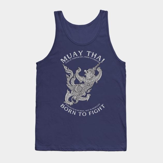 Muay Thai Boran The Art of Eight Limbs Tank Top by KewaleeTee